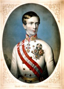 Franz Joseph I. Bauer Litho. Free illustration for personal and commercial use.