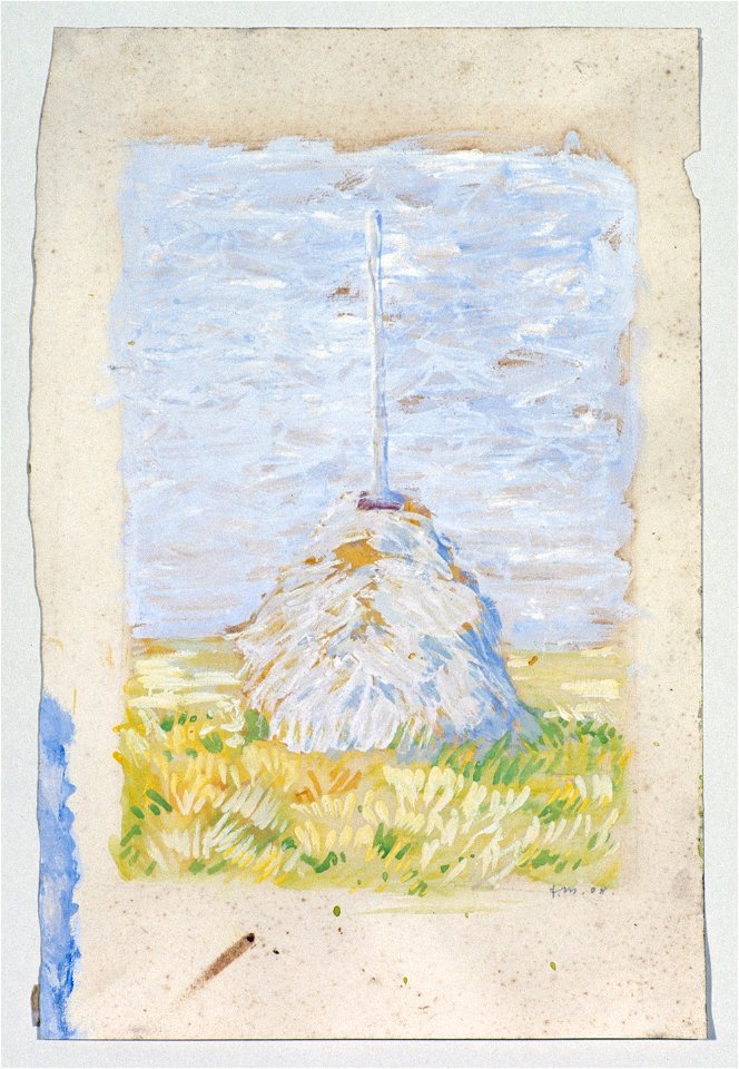Franz Marc - Kleine Schilfhocke bei Brunnenbach