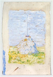 Franz Marc - Kleine Schilfhocke bei Brunnenbach