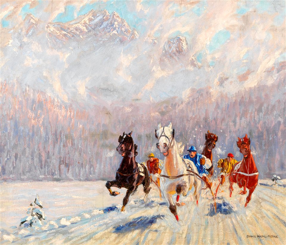 Franz Hienl-Merre Trabrennen im Winter