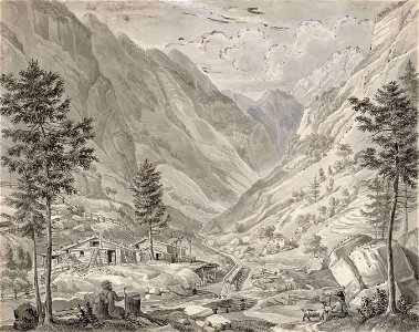 Franz Kurz zum Thurn und Goldenstein - Lesene hišice v dolini Kamniške Bistrice