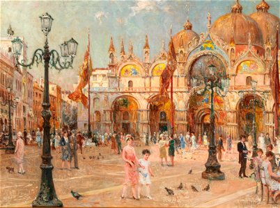 Franz Guillery Piazza San Marco