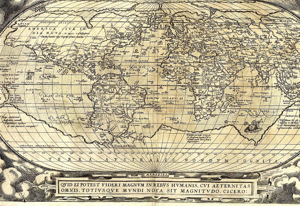 Franz Hogenberg Typus orbis terrarum 1590 ubs G 0637 III