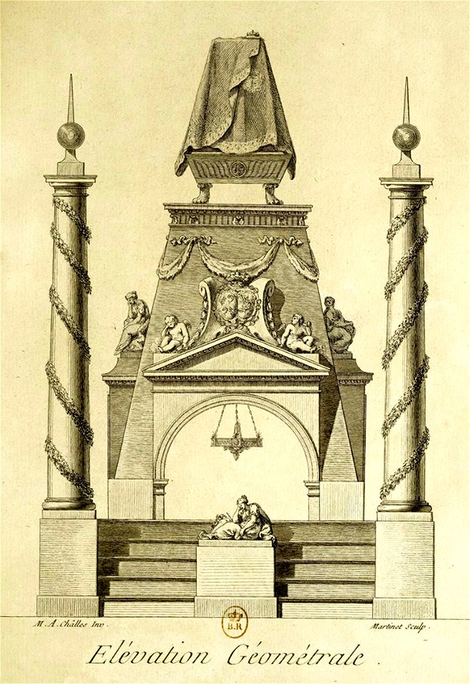 François-Nicolas Martinet Mausolée de Marie de Saxe