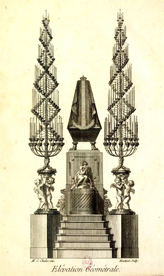François-Nicolas Martinet Mausolée d'Elisabeth Farnèse