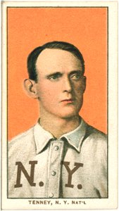 Fred Tenney, New York Giants, baseball card portrait LCCN2008676516