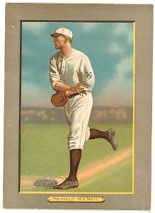 Fred Merkle, New York Giants, baseball card portrait LCCN2007685632