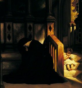 Frederic Leighton - The Widow's Prayer