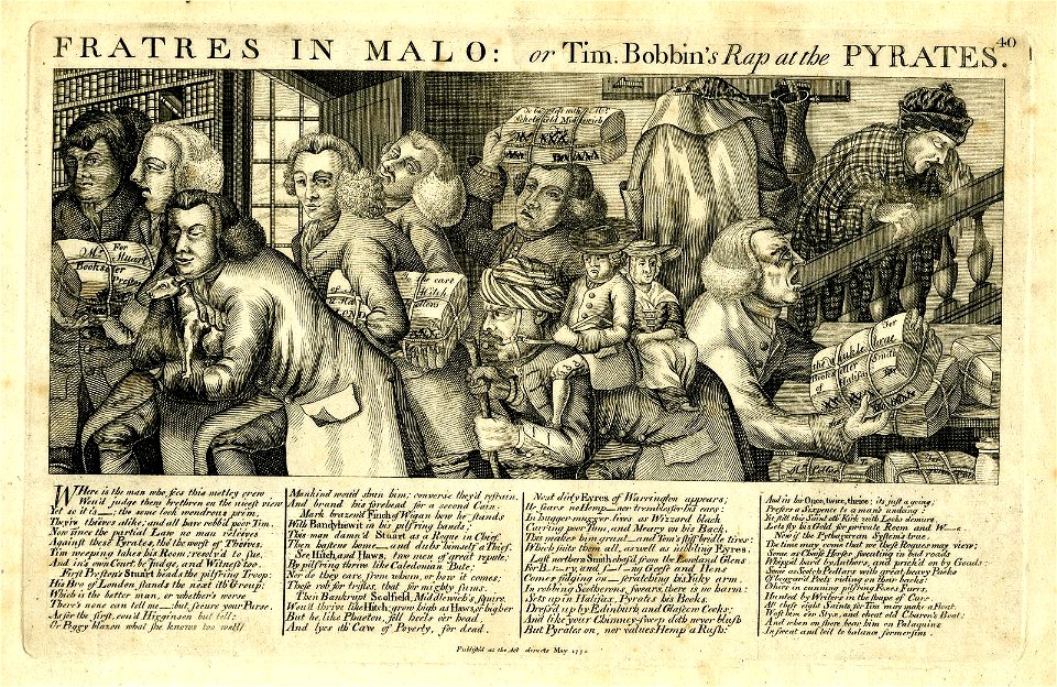 Fratres in Malo- or Tim Bobbin's Rap at the Pyrates (BM 1978,U.1037.42)