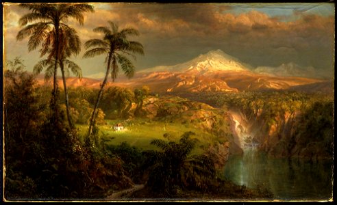 Frederic Edwin Church - Passing Shower in the Tropics - y1945-212 - Princeton University Art Museum