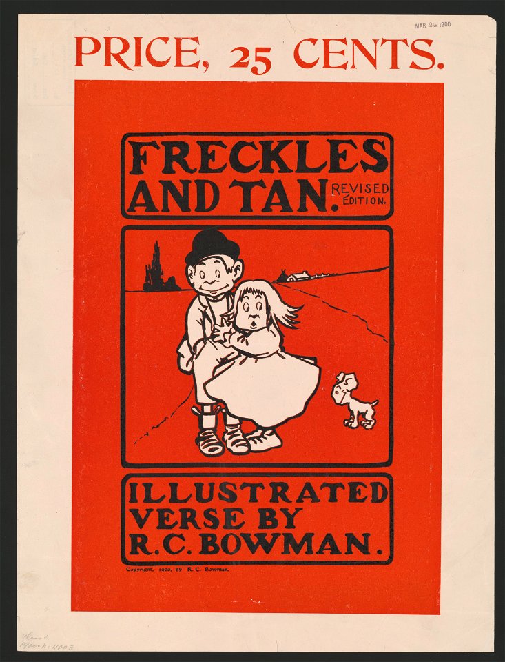 Freckles and tan illustrated verse by R.C. Rowman. LCCN2014649135