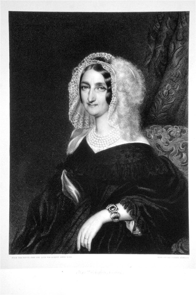 Frau Schiffner Litho