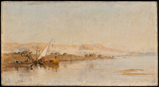Frederic Arthur Bridgman - Scene on the Nile - 34.185 - Museum of Fine Arts