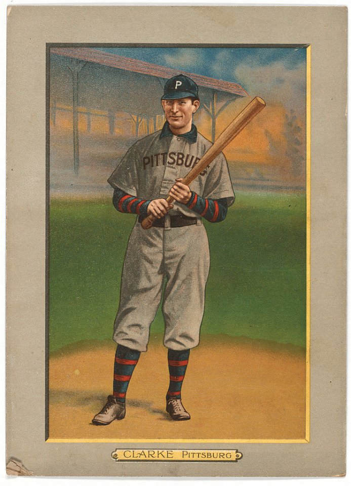 Fred Clarke, Pittsburgh Pirates, baseball card portrait LCCN2007685653