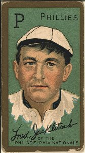 Fred Jacklitsch, Philadelphia Phillies, baseball card portrait LCCN2008677392