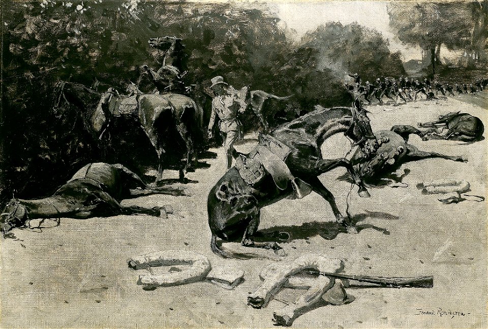 Frederic Remington - How the Horses Died for Their Country at Santiago - 1982.794 - Art Institute of Chicago