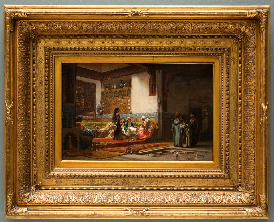 Frederic Arthur Bridgman - Moorish Interior - 1993.20 - Detroit Institute of Arts