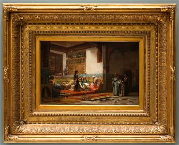 Frederic Arthur Bridgman - Moorish Interior - 1993.20 - Detroit Institute of Arts