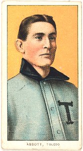 Fred Abbott, Toledo Team, baseball card portrait LCCN2008677032