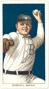 Fred Burchell, Buffalo Team, baseball card portrait LCCN2008676920