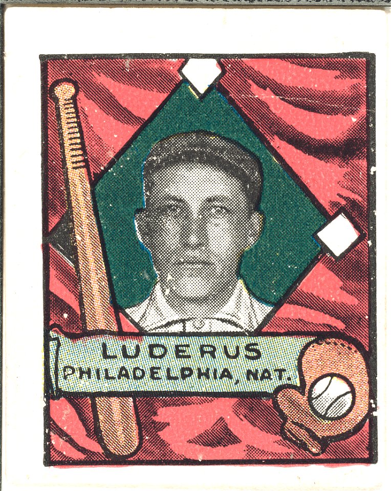 Fred Luderus, Philadelphia Phillies, baseball card portrait LCCN2007683842