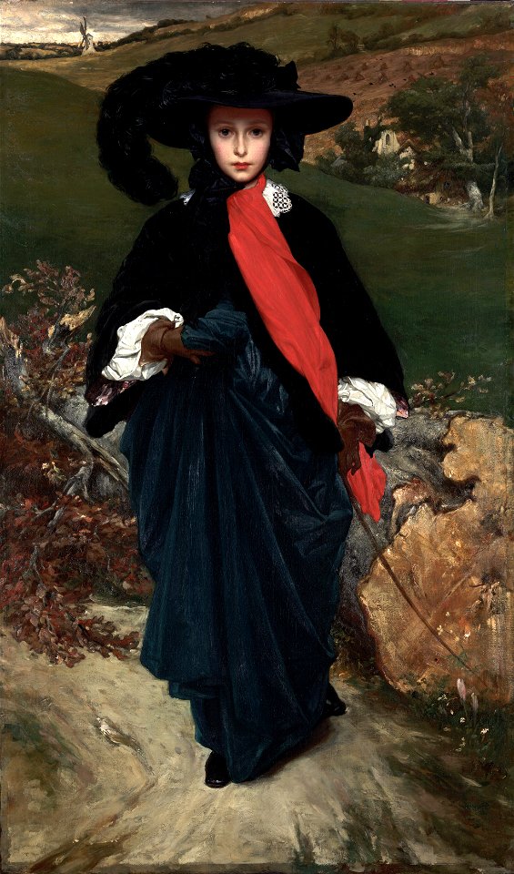Frederic Leighton - Portrait of May Sartoris - Google Art Project