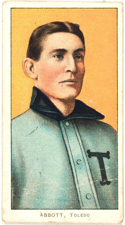 Fred Abbott, Toledo Team, baseball card portrait LCCN2008677032