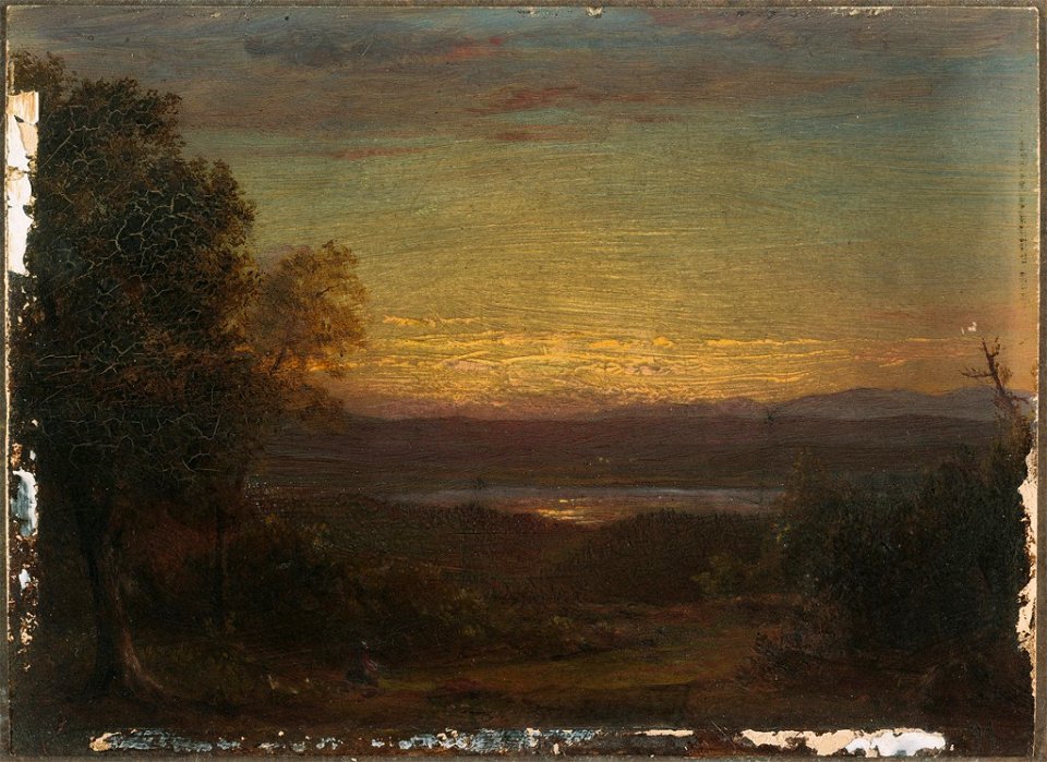 Frederic Edwin Church - Sunset from Olana - 1940.301 - Fogg Museum