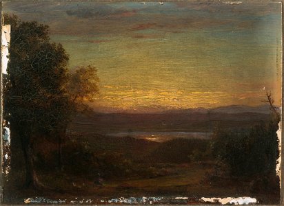 Frederic Edwin Church - Sunset from Olana - 1940.301 - Fogg Museum