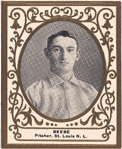 Fred Beebe, St. Louis Cardinals, baseball card portrait LCCN2007683748