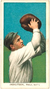 Fred Jacklitsch, Philadelphia Phillies, baseball card portrait LCCN2008676527