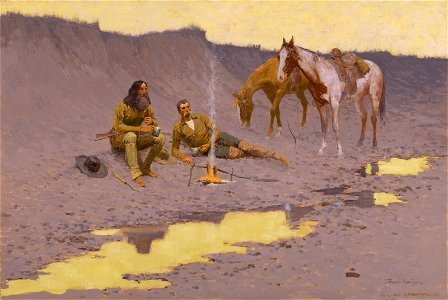 Frederic Remington - A New Year on the Cimarron - 43.10 - Museum of Fine Arts