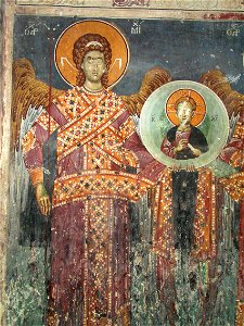 Frescos in St. George's Church (Staro Nagoricane) 058