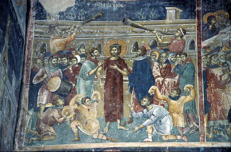 Frescos in St. George's Church (Staro Nagoricane) 0120