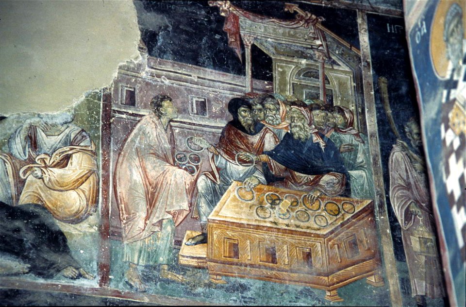 Frescos in St. George's Church (Staro Nagoricane) 0119