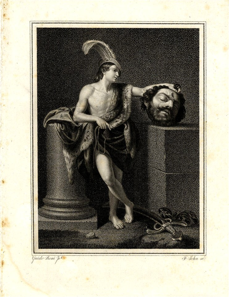 Friedrich John nach Guido Reni Davidubs G 0816 II