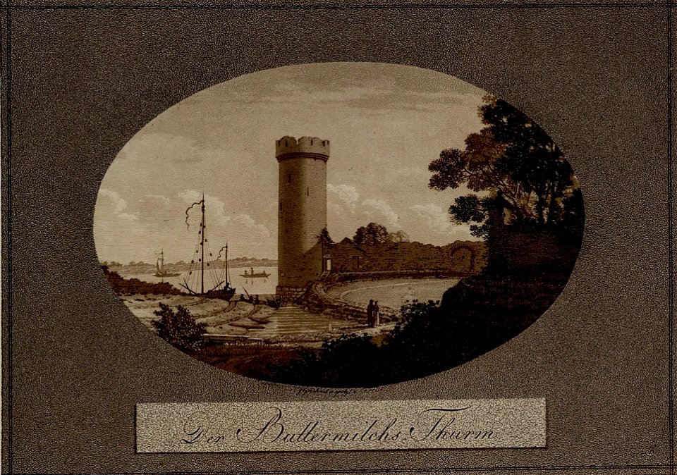 Friedrich Frick, Schloss Marienburg in Preussen, Tafel XIV (Detail), Der Buttermilchs-Thurm