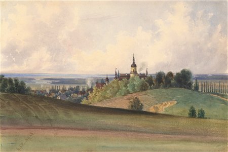 Friedrich Carl von Scheidlin - View of Gross Herrlitz - K 268 - Slovak National Gallery