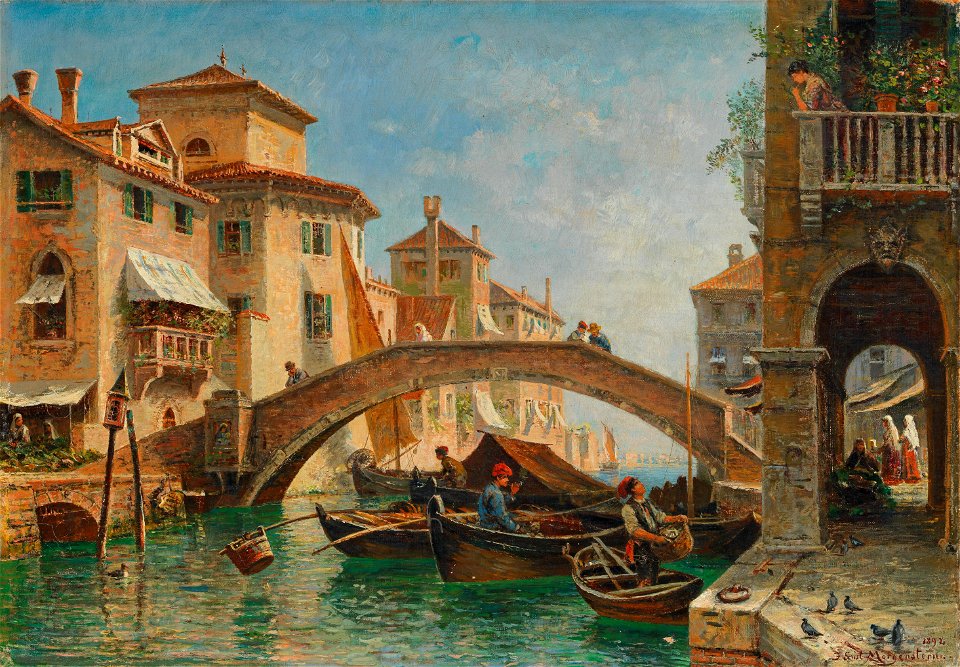 Friedrich Ernst Morgenstern Partie in Venedig