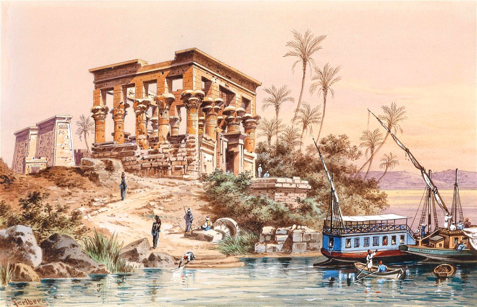 Friedrich Perlberg Tempel von Philae