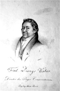 Friedrich Dionys Weber Litho