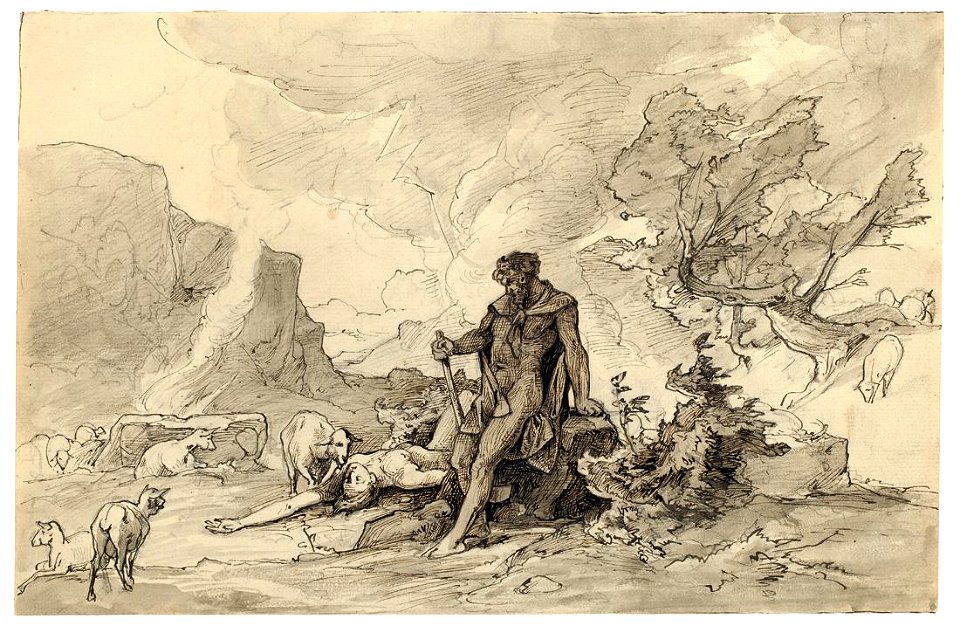 Friedrich Preller d.Ä. - Kain und Abel