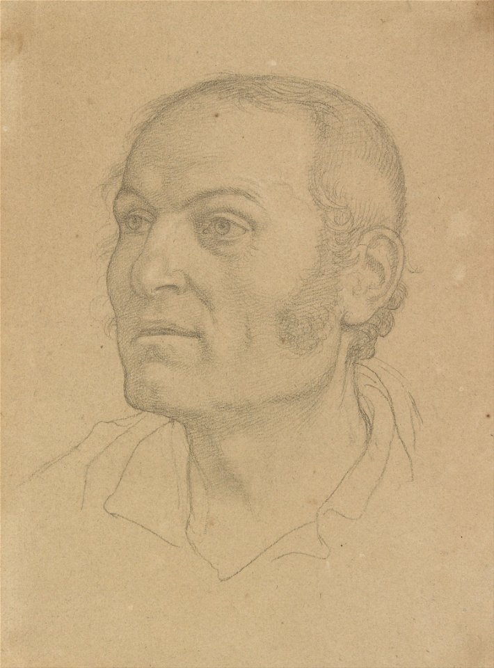 Friedrich Overbeck (German - Head of a Man - Google Art Project