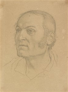 Friedrich Overbeck (German - Head of a Man - Google Art Project