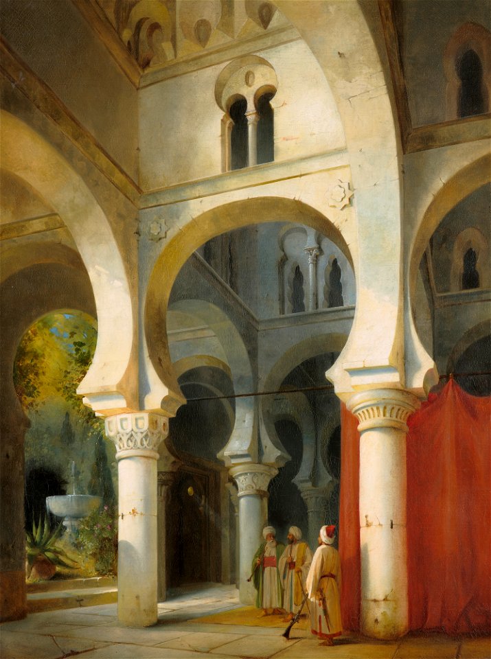 Friedrich Gärtner - San Cristo de la Luz, ehemalige Moschee in Toledo - G 328 - Lenbachhaus