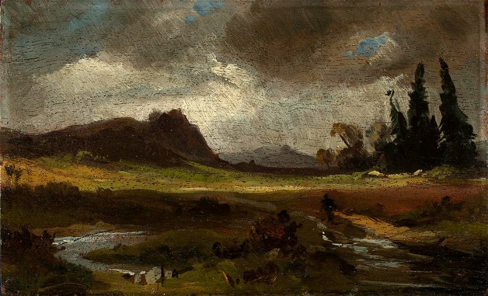 Friedrich Preller d.Ä. - Landschaftsstudie