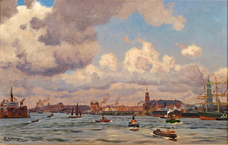 Friedrich Kallmorgen Hamburger Hafen