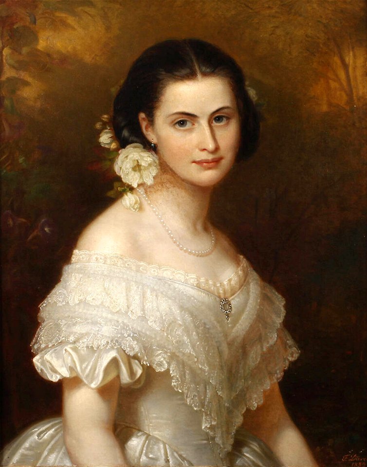 Friedrich Dürck Carlotta von Breidbach-Bürresheim 1859