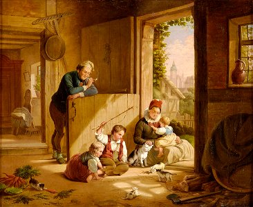 Friedrich Eduard Meyerheim Eine glückliche Familie 1872