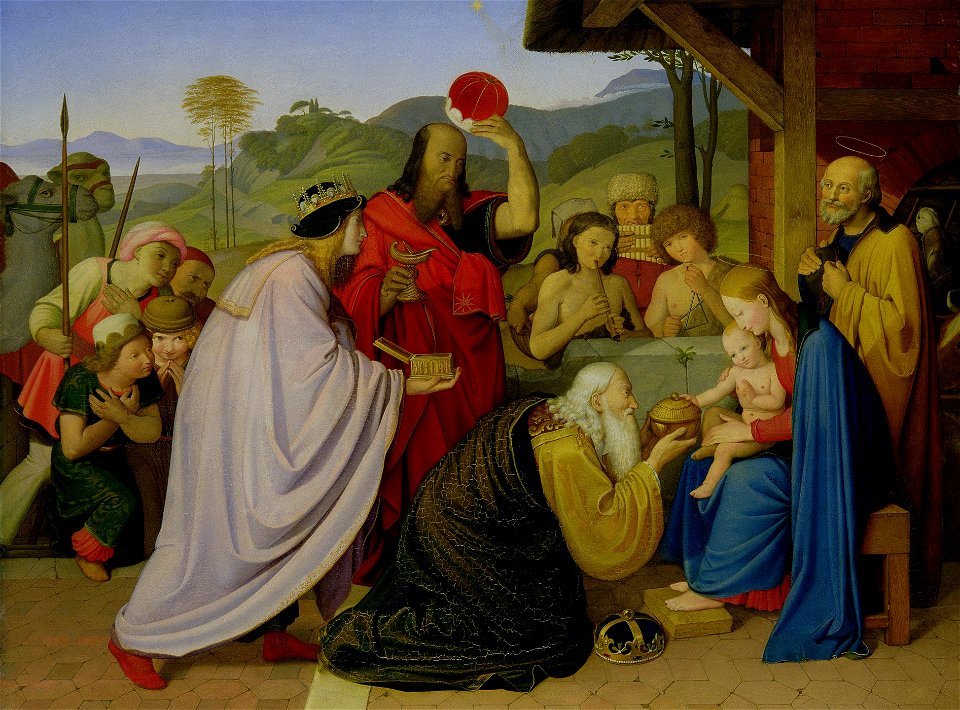 Friedrich Overbeck - Die Anbetung der Könige (1813)